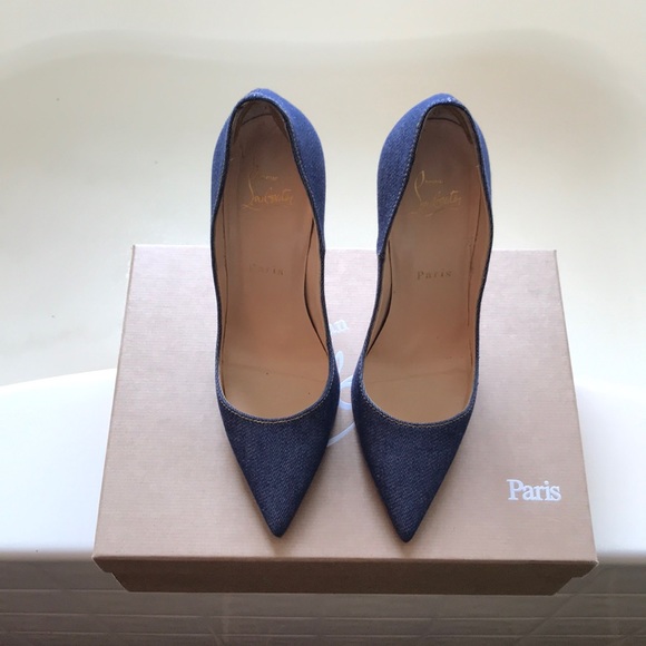 Christian Louboutin Shoes - ❌SOLD❌Christian Louboutin So Kate’s Denim 120mm